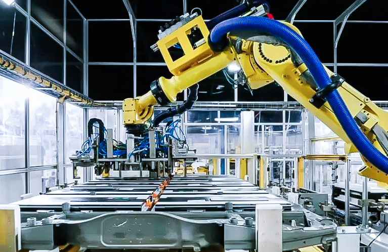 視覺(jué)引導(dǎo)電池模組抓取上料 | 某大型汽車主機(jī)廠