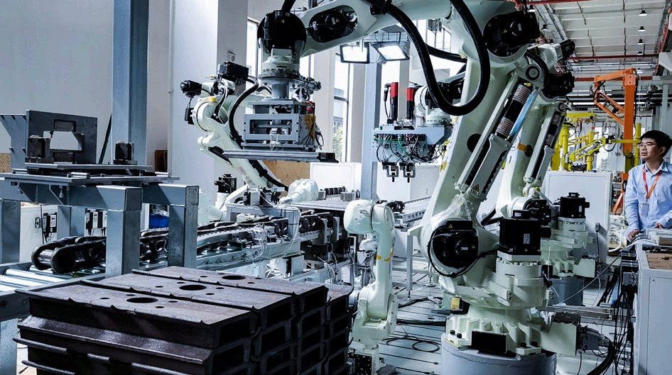 3D視覺引導履帶板裝配上料 | 某工程機械巨頭 3D視覺引導履帶板裝配上料 | 某工程機械巨頭