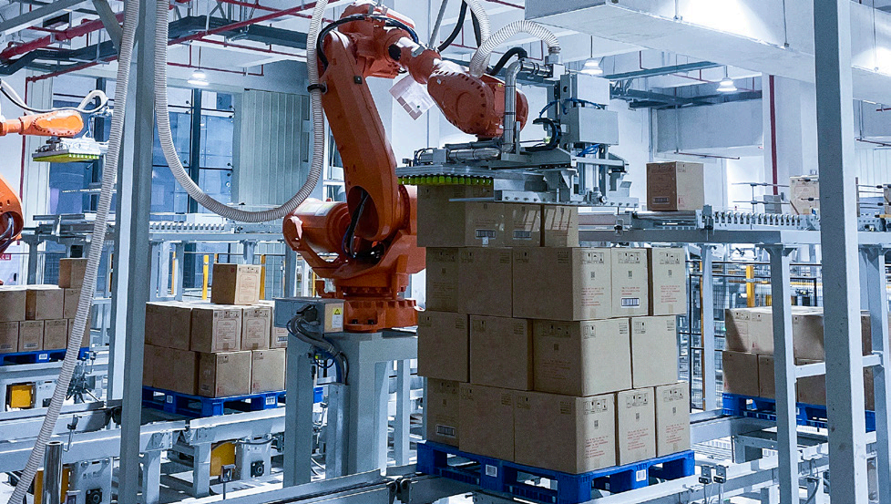 3D視覺引導紙箱拆碼垛 | 某大型酒廠 3D視覺引導紙箱拆碼垛 | 某大型酒廠