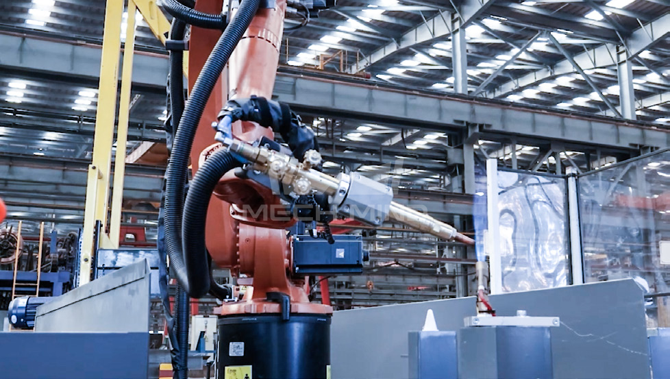 3D視覺引導(dǎo)鋼板上料&開坡口 | 某大型工程機械廠