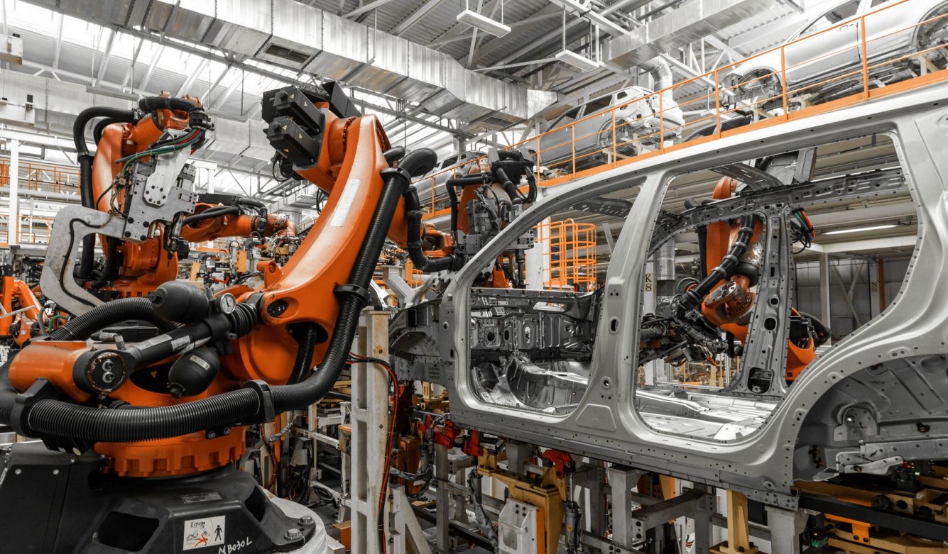 焊裝車間3D視覺引導抓放件，助力汽車制造柔性、效益雙重升級