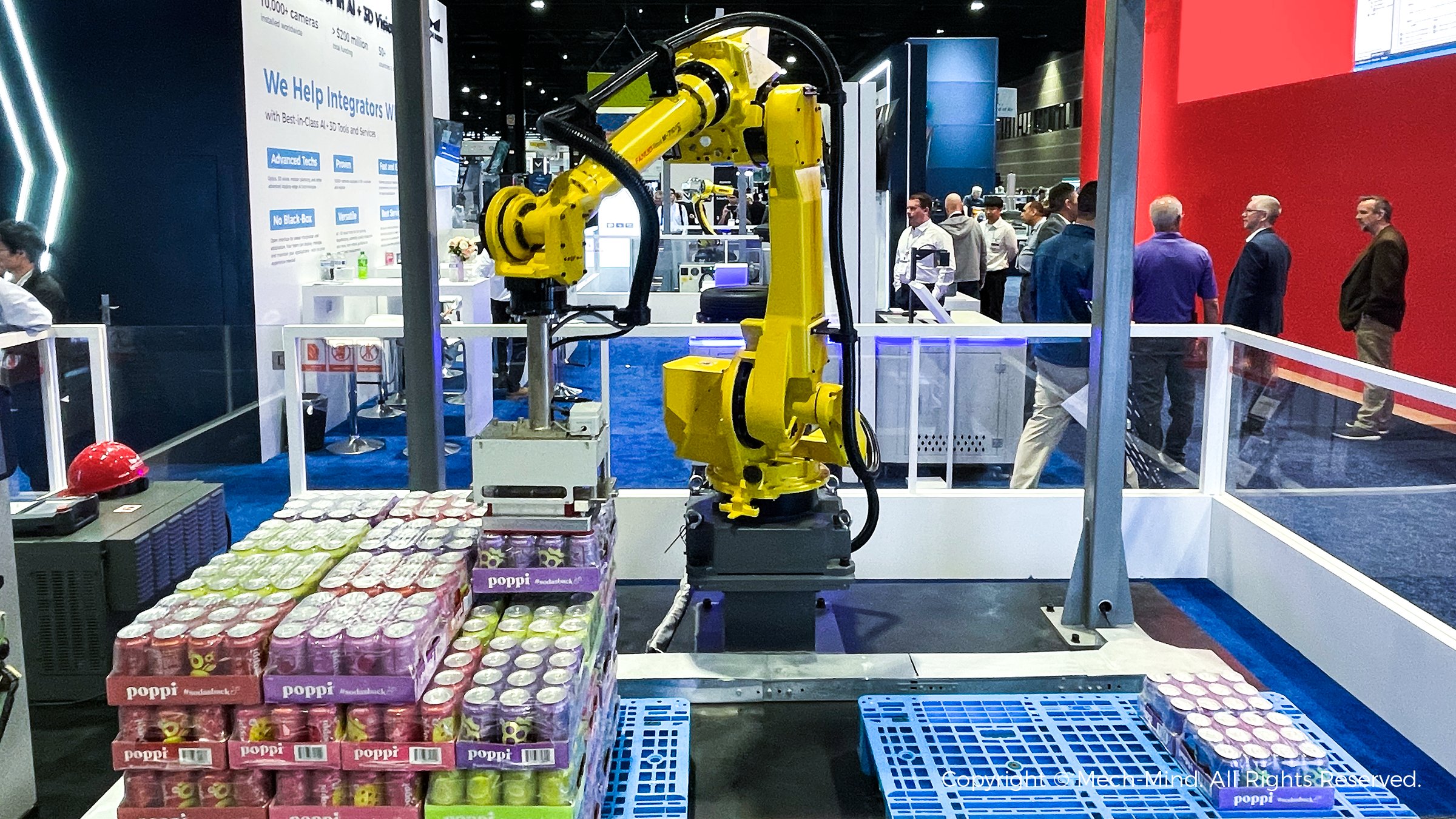 美國自動化盛會AUTOMATE 2024：梅卡曼德作為參展規模最大的中國企業，先進AI+3D技術獲廣泛關注
