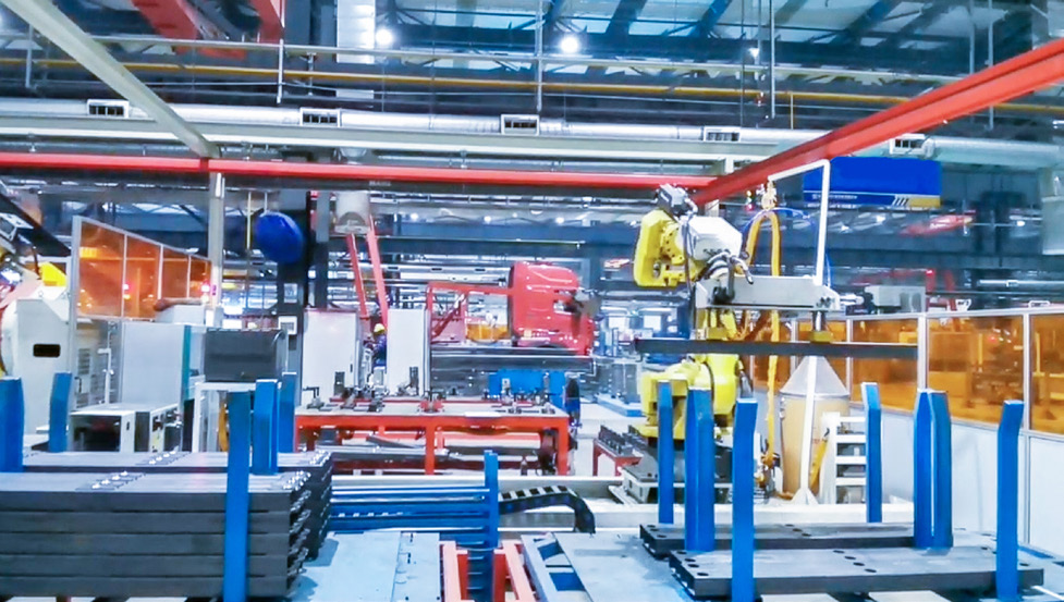 AI視覺引導(dǎo)方管組對(duì)焊接上料 | 某大型工程機(jī)械廠