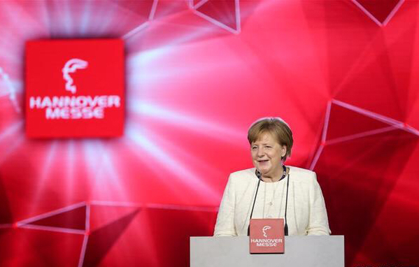 默克爾說中國是AI領域的強勁對手,我們來到漢諾威證明這一點 默克爾說中國是AI領域的強勁對手,我們來到漢諾威證明這一點