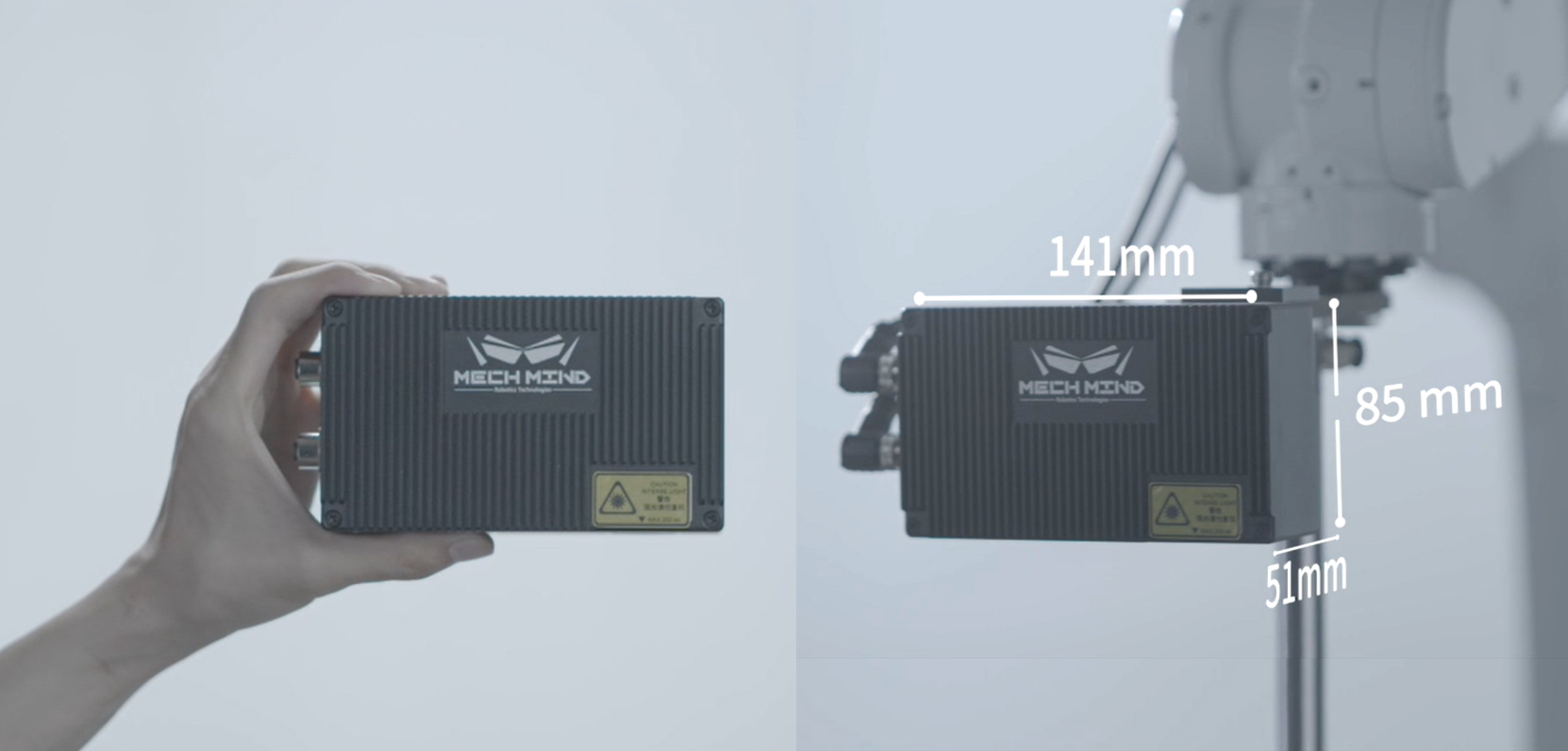 新升級Mech-Eye Nano工業(yè)級3D相機——超小體積、更高精度、更強工業(yè)防護