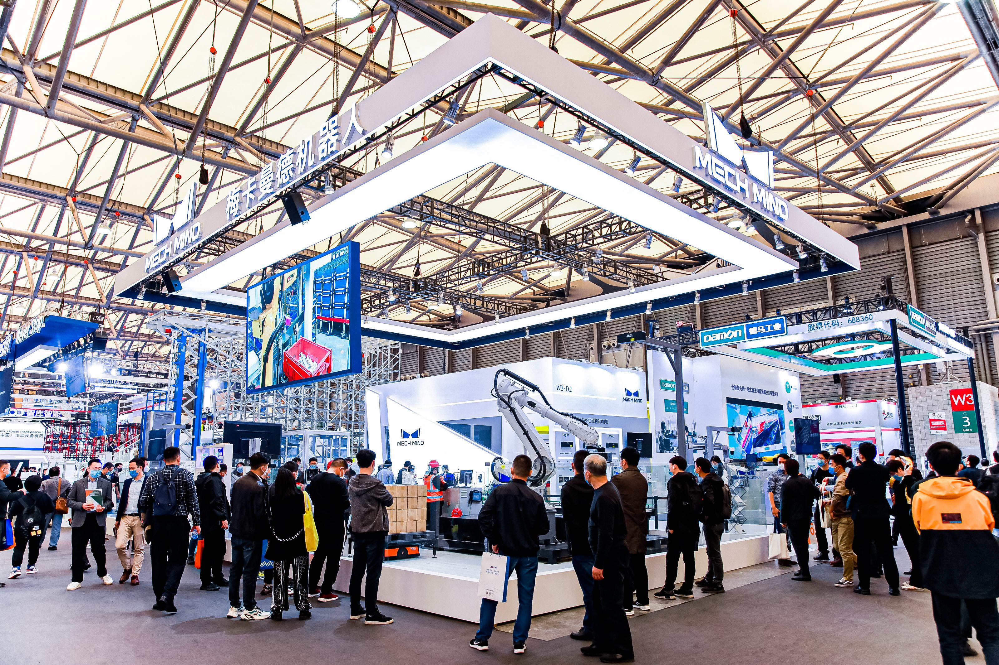 CeMAT現場 | 梅卡曼德全新升級五大物流解決方案重磅亮相，AI+3D賦能智能物流