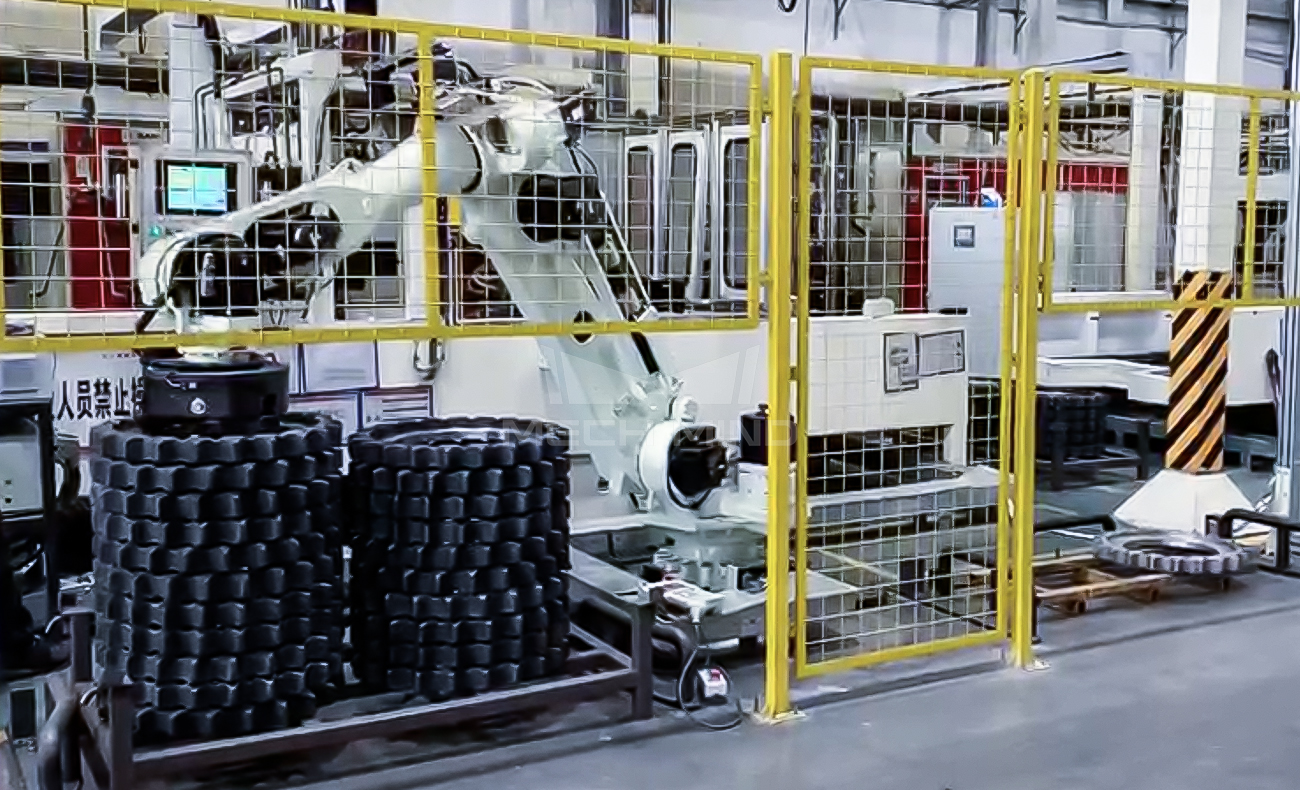 AI視覺引導(dǎo)驅(qū)動(dòng)輪抓取上料 | 某工程機(jī)械巨頭