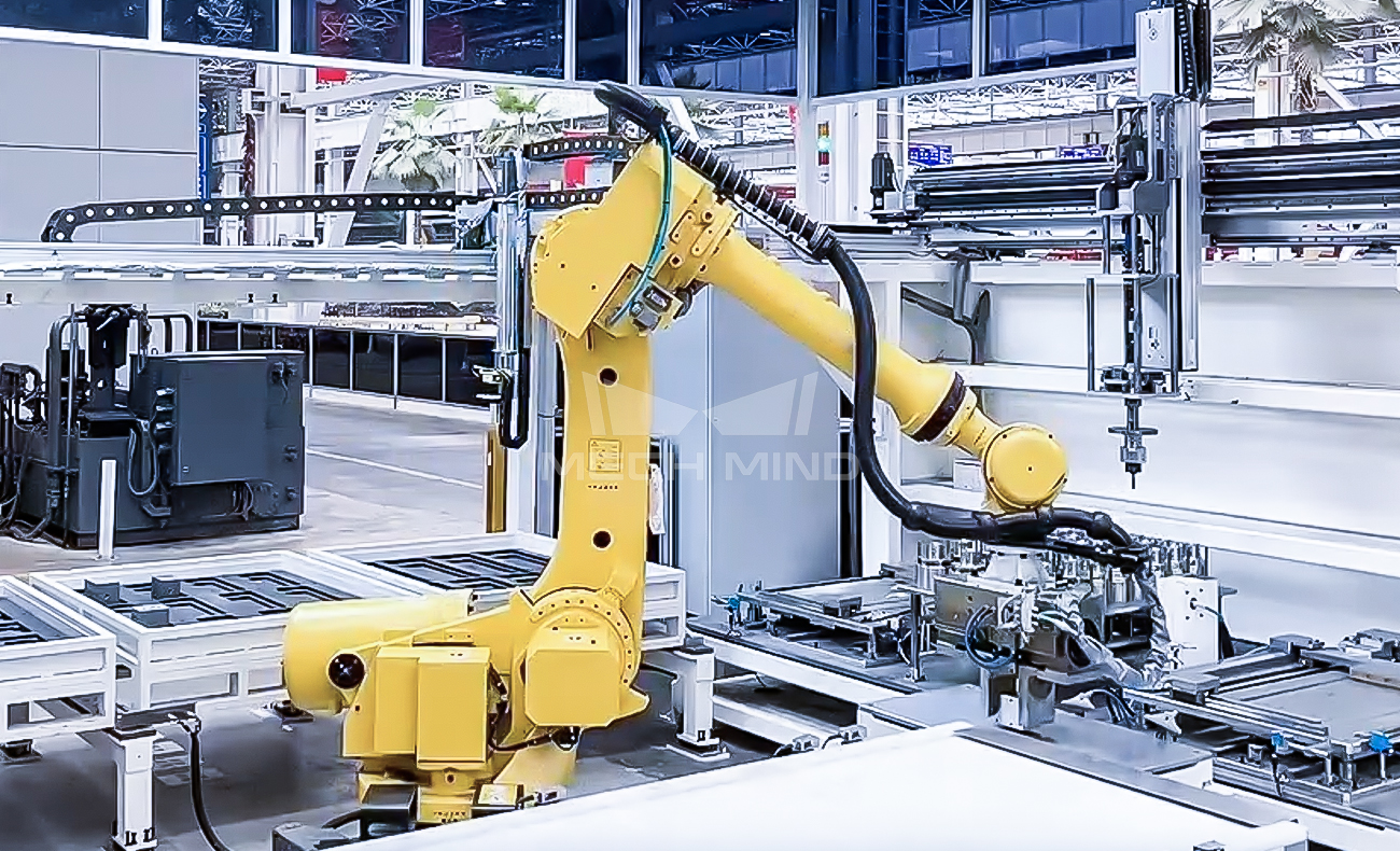 AI視覺引導(dǎo)大小閥塊抓取上料 | 某工程機(jī)械巨頭