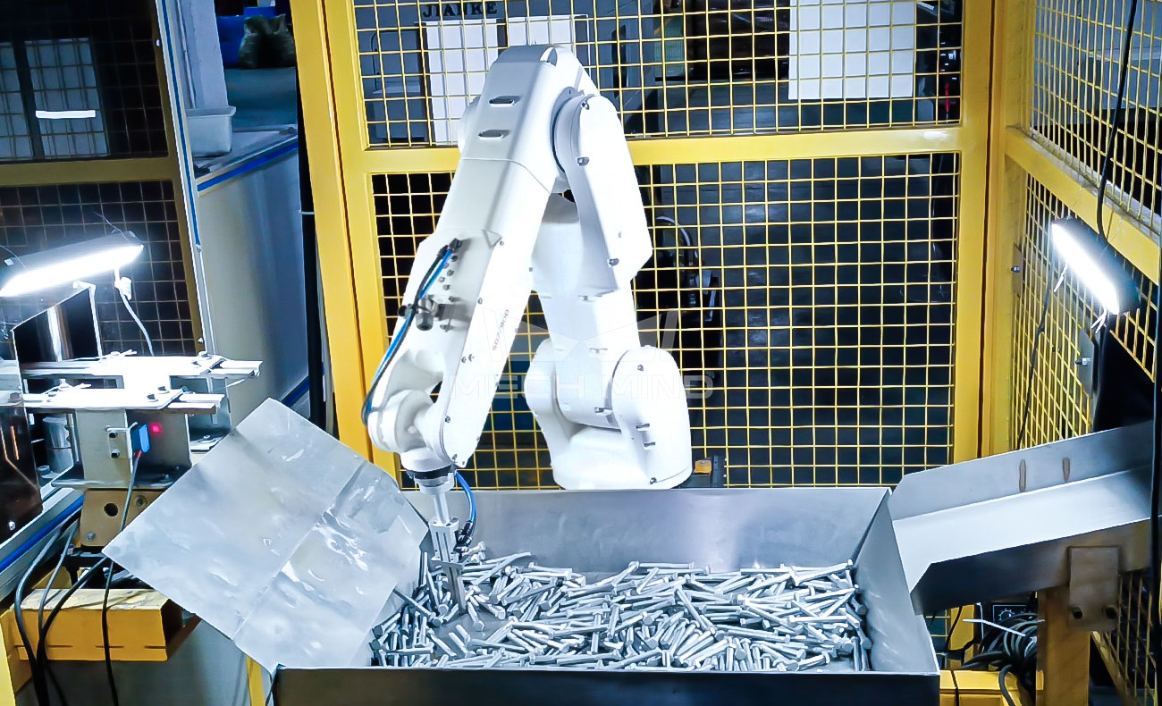 AI視覺引導螺栓抓取上料 | 某大型汽車零部件廠