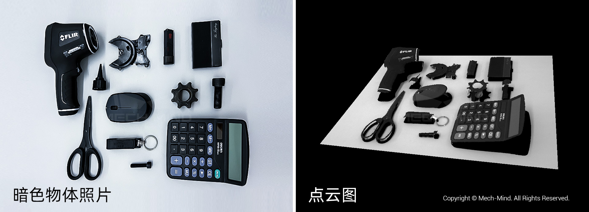 高精度結構光工業3D相機Mech-Eye PRO全面升級：可選藍光/白光版本，適合中距離應用