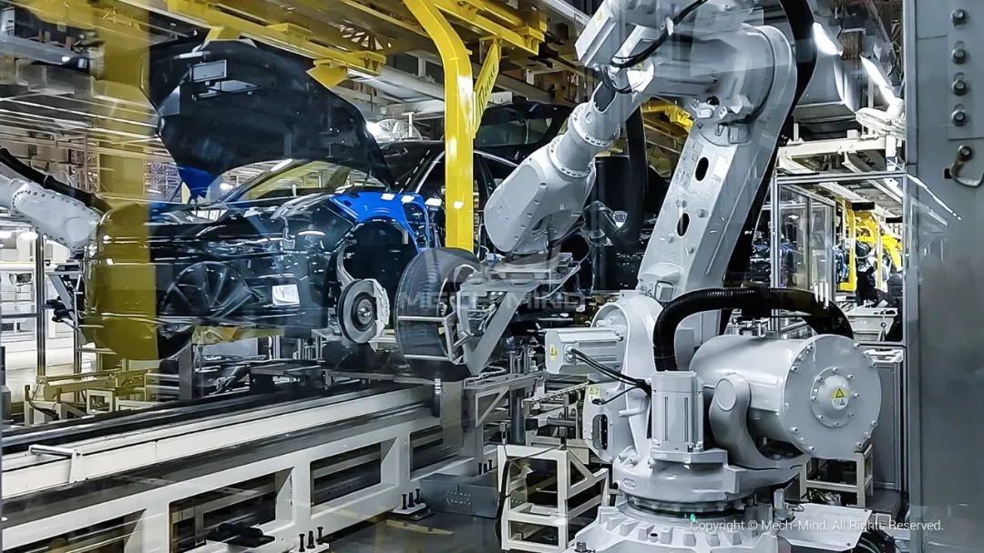 視覺引導(dǎo)輪胎裝配 | 某大型乘用車制造廠