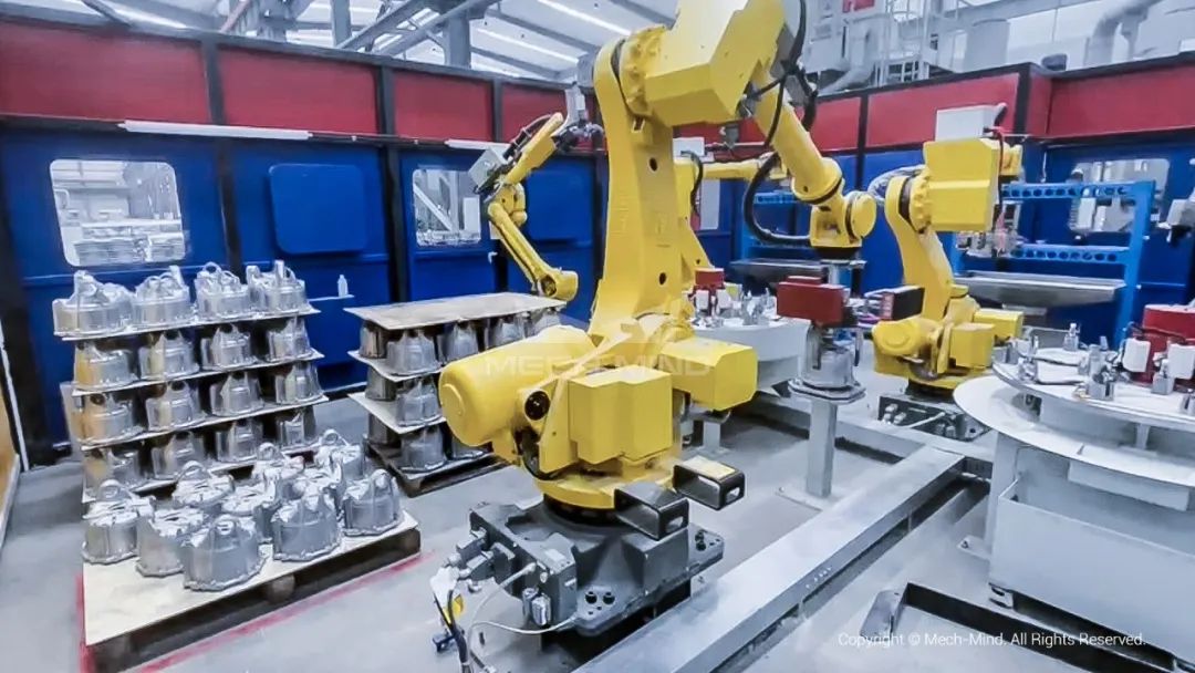 視覺引導(dǎo)鋁鑄件上料 I 某大型汽配廠