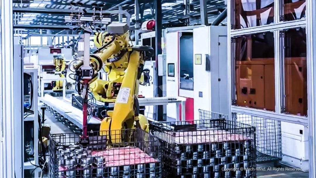 AI視覺引導(dǎo)支重輪上料 | 某大型工程機(jī)械廠